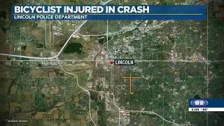 Bicyclist hospitalized with brain injury after central Lincoln crash