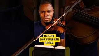 Now we are free(gladiator) tutorial #nowwearefree #gladiator #violin #tutorail #violincover