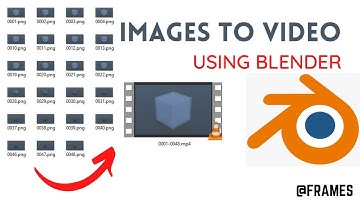 How to convert Image sequence to video in blender(009)