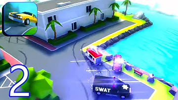 Reckless Getaway 2 - Max Level Gameplay Walkthrough Stage - Part 2 - Android,Ios