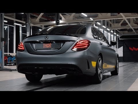 Активная выхлопная система THOR на Mercedes С-class