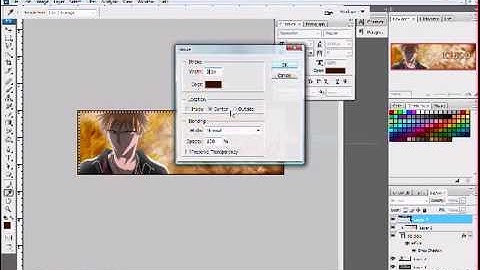 Photoshop Tutorial : Creating an easy Forum Signature