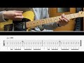 [TAB譜] モナリザ/FUZZY CONTROL Guitar riff [ギター]