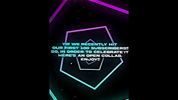 My 100 subs special OC || #opencollab #shorts