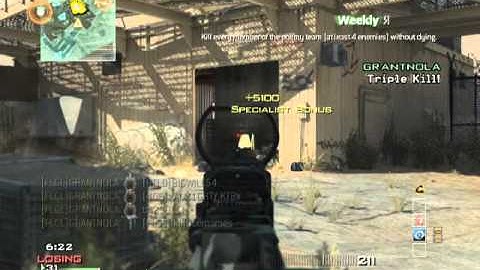GRANTNOLA - MW3 Game Clip Explosive Barrel Triple.