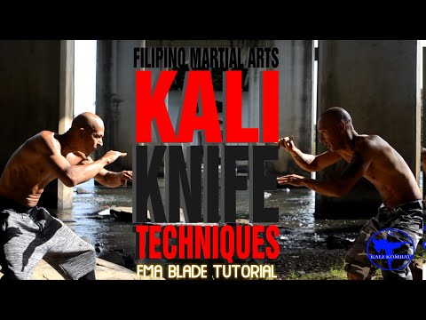 KALI KNIFE Techniques - FMA Blade Tutorial