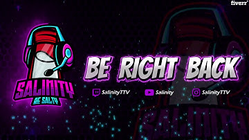 I will create animated brb, intro, static offline screen for twitch - Animation for Streamers Servi