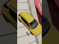 Juegos de Carros para Niños - BeamNG Drive Cherrier Amarillo - Saltos Increibles de Autos #shorts