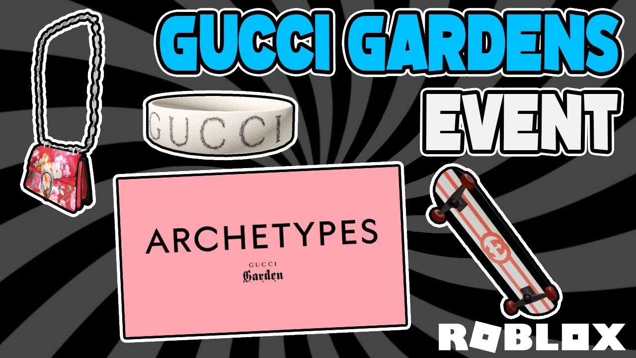 New Gucci Garden Event Accessories Roblox Youtube - roblox gucci garden schedule