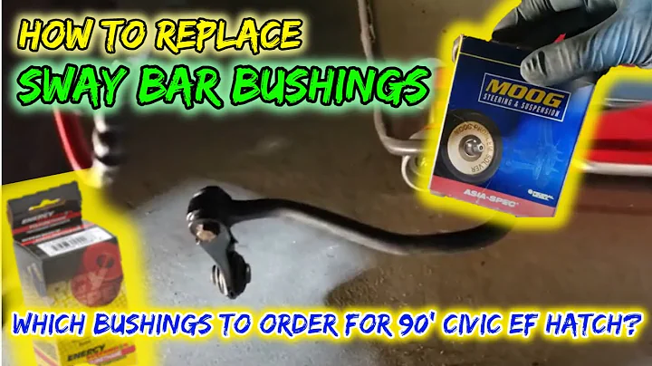[Bushing Replacement] How to Replace Sway Bar Bushings and Rear End Links