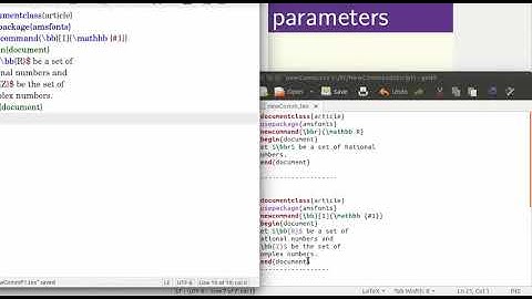 newcommand in LaTeX - English