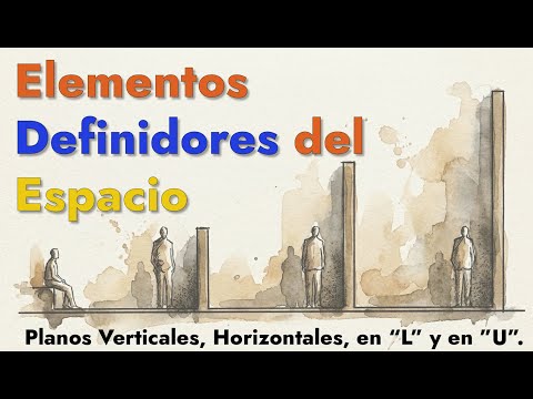 Cómo DEFINIR el ESPACIO y la FORMA:  Elementos VERTICALES y HORIZONTALES