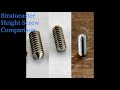 Stratocaster Saddle Height Screw Comparison in Heavy Riff #Montreux #Stratocaster #HeightScrew