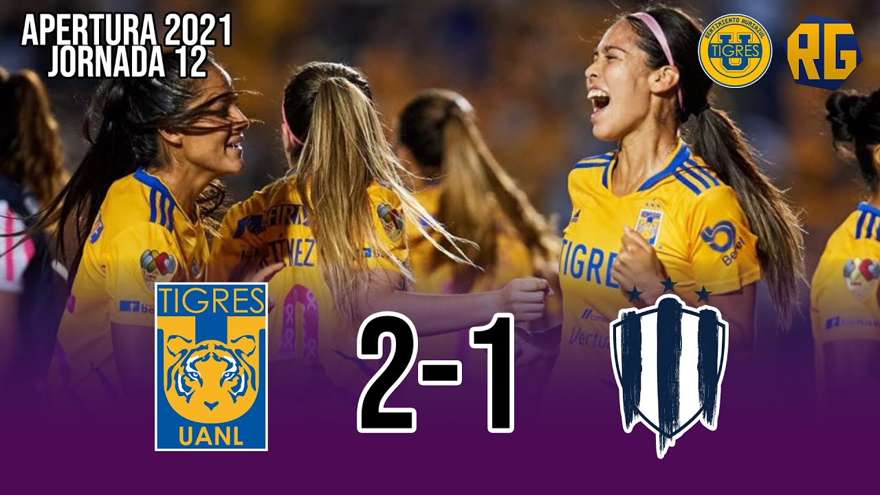 TIGRES FEMENIL 2-1 RAYADAS | J12 Apertura 2021 Liga Mx | GOLES de ...