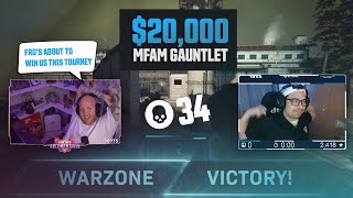 2ND PLACE IN THE $20,000 MFAM GAUNTLET! w\/ @timthetatman, @SuperEvan, \& @BobbyPoff!