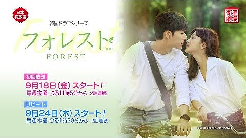 ＜衛星劇場2020年09月＞韓国ドラマ パク・ヘジン×チョ・ボア共演の 『フォレスト（原題）』 日本初放送 30秒予告