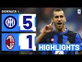 Inter-Milan 5-1 | LInter domina il Derby della Madonnina: Gol e Highlights | Serie A TIM 2023/24