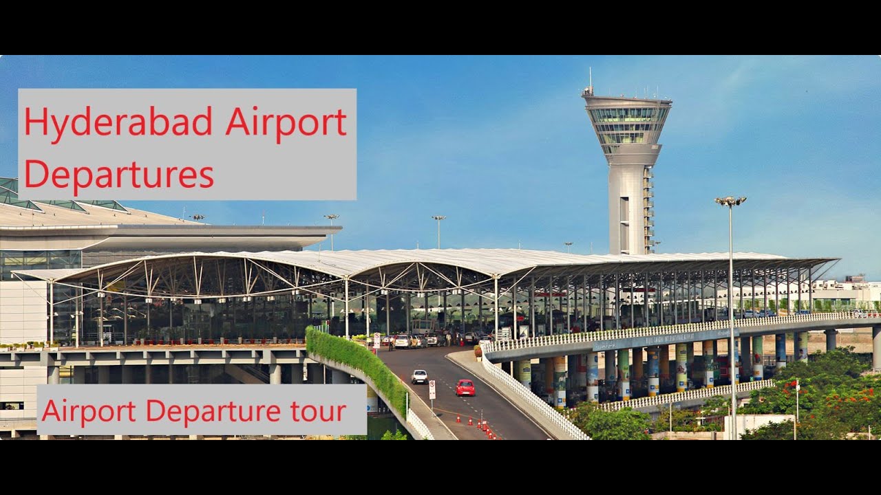 Rajiv Gandhi International Airport | Hyderabad Airport Departures Tour ...