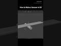 Let`s Create a 3D seesaw 😃#shorts #viral3d #3dmodeling