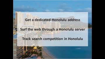 Honolulu HI Private Proxies, Buy Honolulu Proxy Servers – PK
