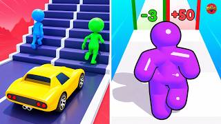 Tall Man Run Vs Shape Shifting - Impossible Levels! | Satisfying ASMR Gameplay | Android, iOS screenshot 3