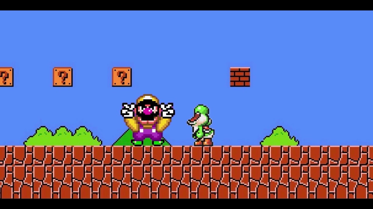 Yoshi screaming (ft. Wario) - Super Mario Sprite Animation