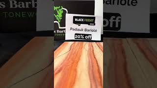 Have You Worked With Padauk Bariolé?