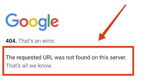Google Drive Fix This Requested URL Was Not Found On This Server Problem Solved