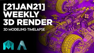03 [21JAN21] - 3D Modeling Timelapse
