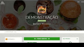 Sistema de cardápio online integrado com WhatsApp