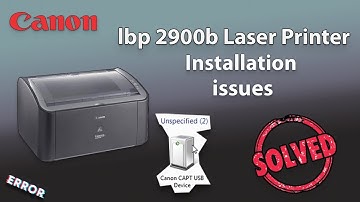 canon lbp 2900 driver not installing