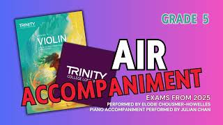 Air by J.S. Bach | BWV 1068 [Accompaniment] Trinity College London Grade 5 Violin Exams from 2025