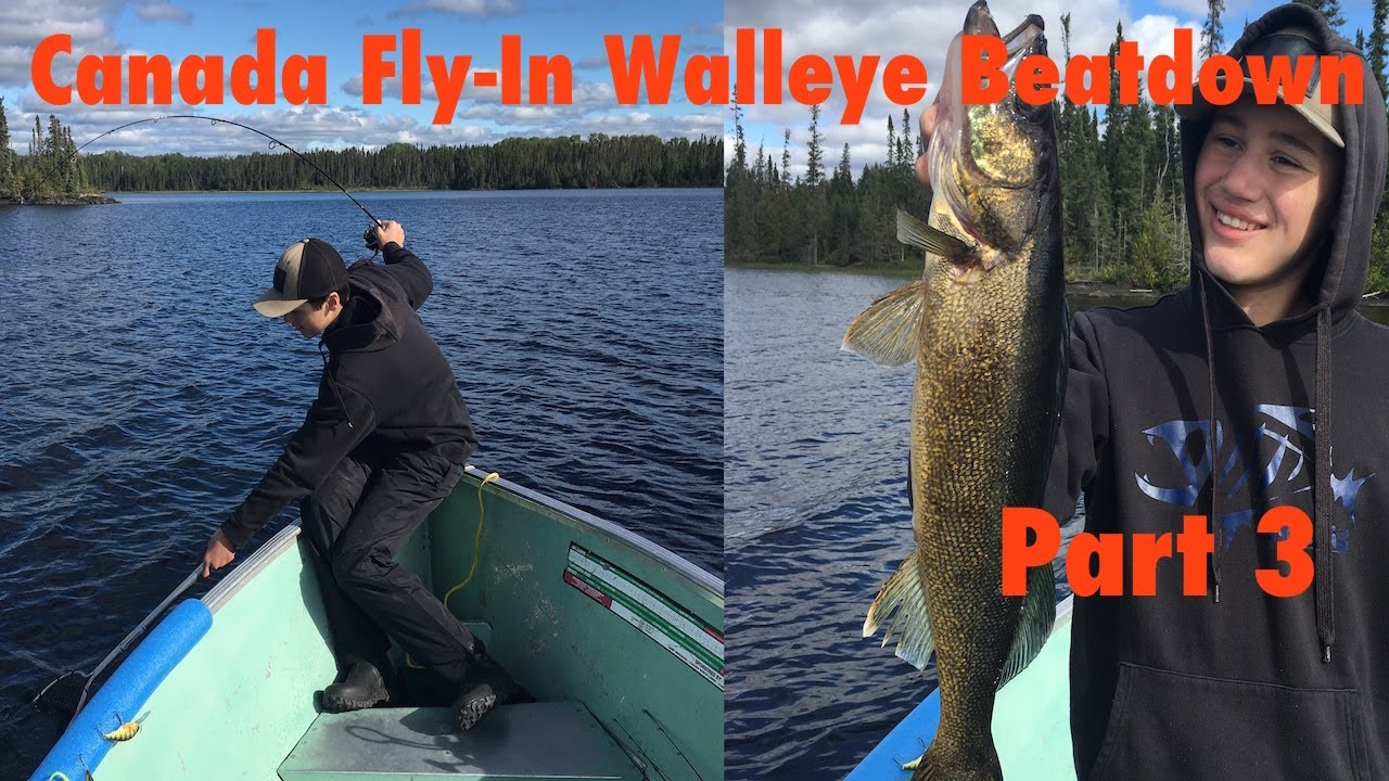 Canada FlyIn Walleye Beatdown! Part 3 Canada Fishing Guide