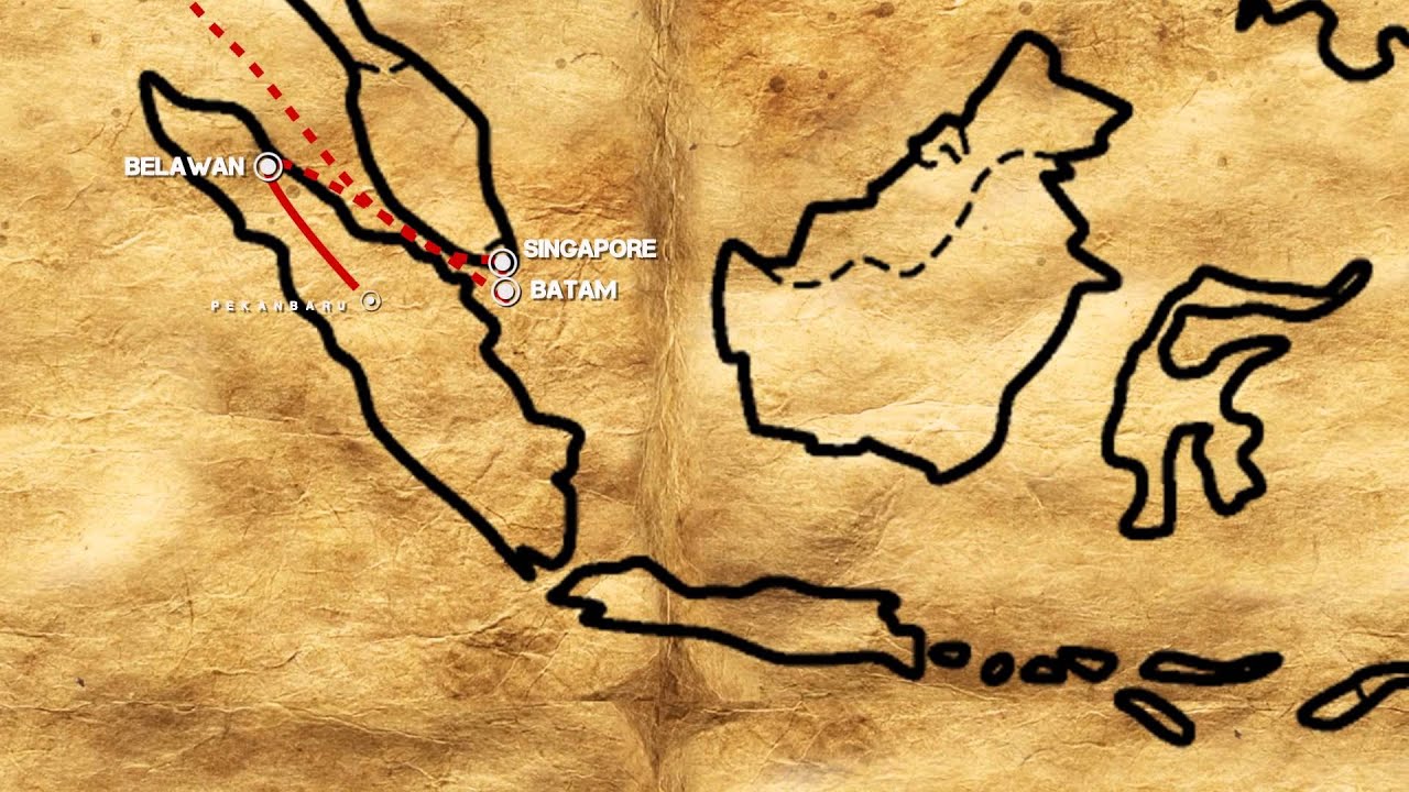 Map path animation - YouTube