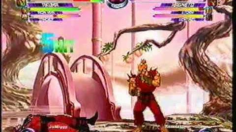 MvC2 Online (360): JoMiggy (Gief/IM/Aku) vs Brett (MSS) .:11.12.09:.