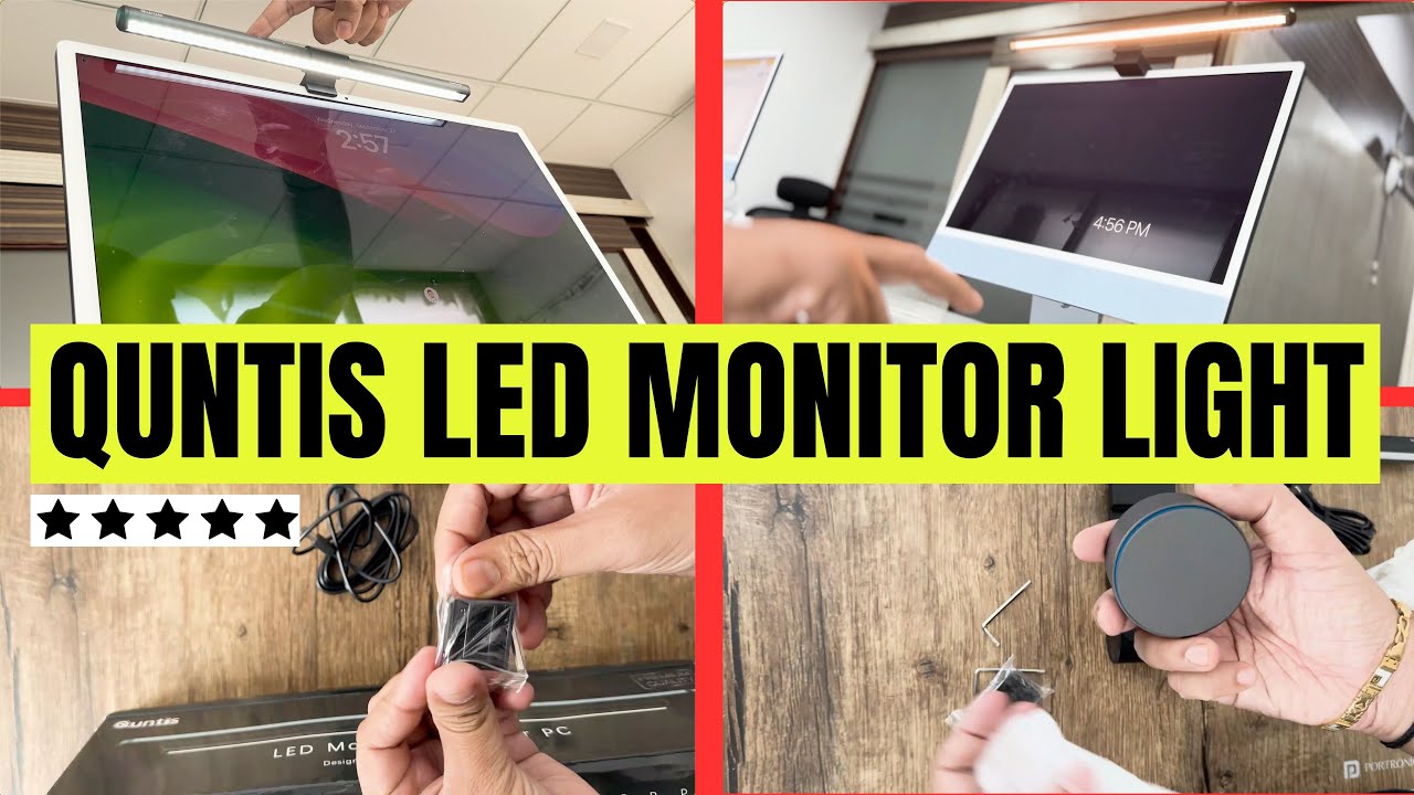 Review of the Quntis Monitor Light with RGB Backlight - Tangible Day