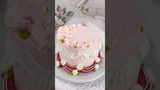 Cake decoration satisfying تزيين الكيك بطريقة سهلة وممتعة