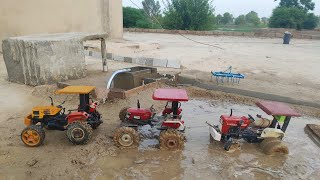 Swaraj 855 Remote control Homemade Tractor in Mud with HMT and Arjun 4×4