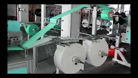 Automatic surgical face mask machine 1+1 outside ear loop machine