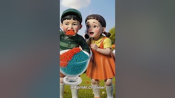 Squid Game AI Korean Snack Popping Candy ASMR #squidgame #squidgame2 #ai #asmr