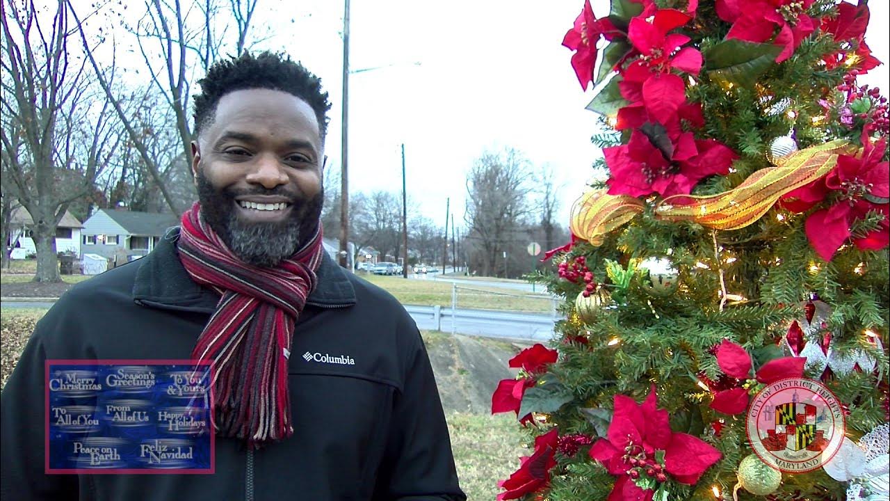 CITY OF DISTRICT HEIGHTS MARYLAND MAYOR JOHNATHAN MEDLOCK HOLIDAY CHEER