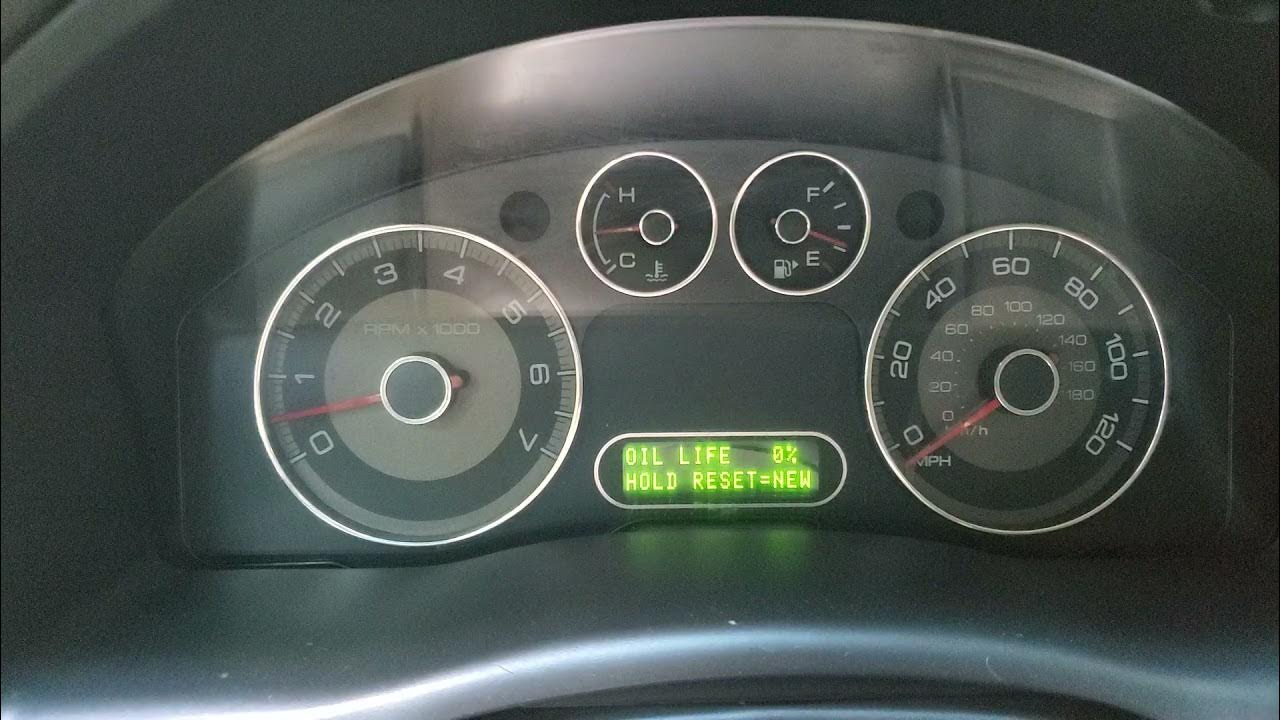 How to reset Oil Service Light Ford Taurus X and other models Lincoln