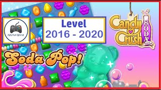 Candy Crush Soda Saga level 2016 to 2020