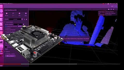 test new Intel realsense d435 with jetson TX2