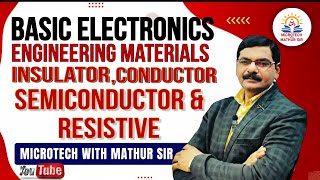U-1 | Engineering Materials | Insulator | Conductor | Semiconductor | Resistive