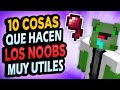 ✅ 10 Cosas de Noobs ÚTILES en Minecraft!! #2