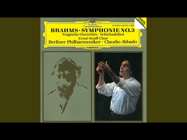 Brahms - Symphonie n°3 : 3è mvt : Orch Philh Berlin / C.Abbado