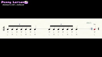 Single Stroke Seven - play along [Rudiment #3]