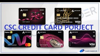 Credit Card Application through CSC | Axis Bank Credit Card | HDFC Credit Card | LIC Credit Card |