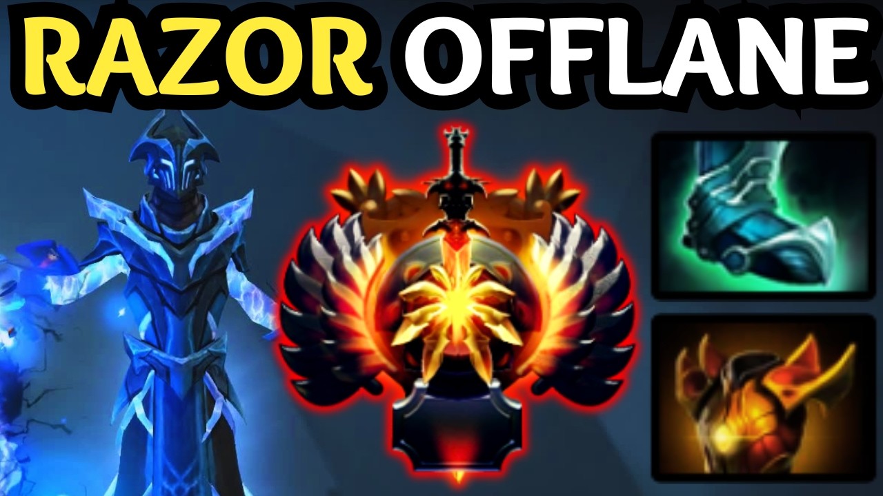 🔥 Razor OFFLANE Masterclass — Destroy Every Fight! 🔥 Dota 2 Offlane